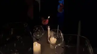 TOURNAGE À LA BOUGIE 