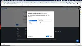 pre-assign breakout rooms in Zoom