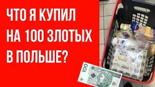 Что я купил на 100 злотых в Варшаве. Цены на продукты в Польше 2021.