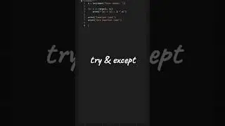 Error handling in python