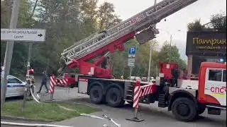 пожар на улице Зиповской в Краснодаре