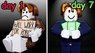 I Spent a Week in Roblox Donation Games