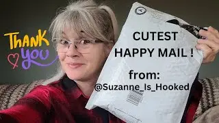 Cutest Happy Mail from @Suzanne_Is_Hooked  #yarn #crochet #happy #happymail