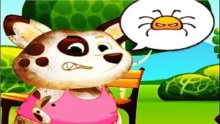 PESIK DUDU # 3 KITTEN BONG Cartoon about the cat and dog for children from the channel super Girl