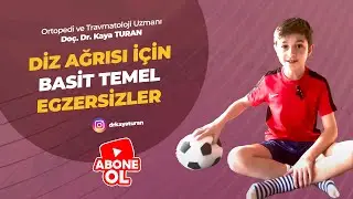Knee Pain Relieving 3 Easy Exercises - Diz ağrısı için basit temel egzersizler