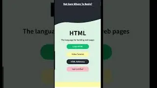 Learn HTML free from W3Schools 