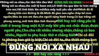 lời bài hát đừng nói xa nhau