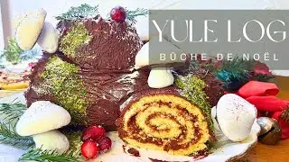 Make a MAGICAL Bûche de Noël (Christmas Yule Log Cake)