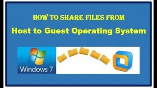 Share files from Host OS to Guest OS in VMware