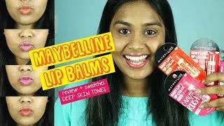 NEW MAYBELLINE BABY LIPS CANDY RUSH | SWATCHES + REVIEW | DEEP SKIN