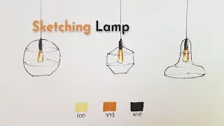 How to Sketch Lamp With Markers