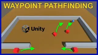 NPC Waypoint Pathfinding (3 MINUTES) - Unity Game Dev Tutorial