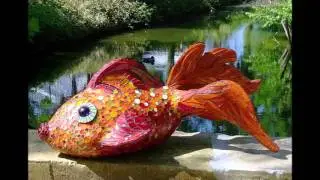 Поделки из мозаики своими руками для сада