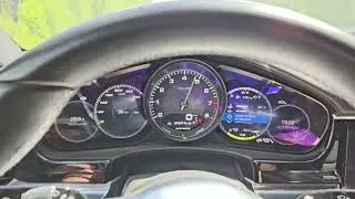 Porsche Panamera launch control acceleration 0-60 mph (0-100km/h)