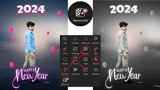 2024 New Year Photo Editing | Happy New Year Photo Editing | PicsArt Photo Editing #videoediting