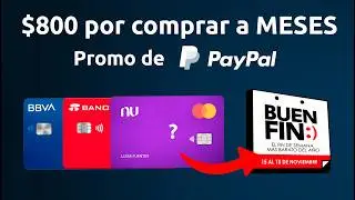 Buen Fin con PayPal:  hasta $800 si compras a MESES sin intereses (TODOS participan)