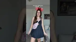 Free People one two punch athletic dress unboxing! 🖤✨ #freepeople #disneystyle #disneyworld #shorts