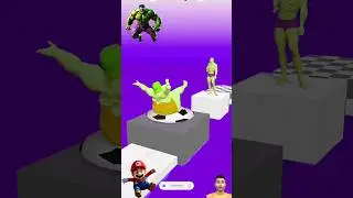 Polusatro Girl reverse mixed Hulk Mario, damege ball, battle part 198