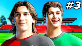 Messi meets Ronaldo for the first time...