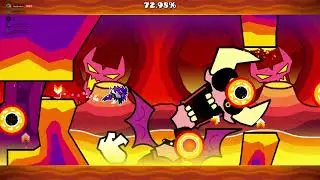 'Magma Bound' by ScorchVx (Insane Demon/All Coins) 100% - Geometry Dash