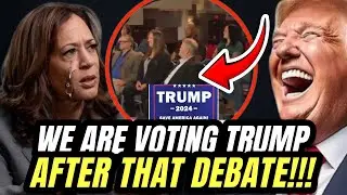 Kamala Harris FREAKS OUT Crying After Undecided Voters SLAM Her In Debate Saying Trump Won a 3 vs 1