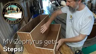 MV Zephyrus gets steps! - #425 - Travels With Geordie