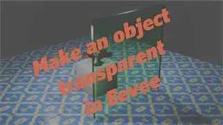 Blender: Make an object transparent in Eevee (Blender 4.0.2)