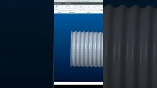 Exhaust Duct Pipe In PTC creo #autocad #autocad2018  #creo