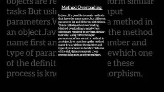 Method overloading|java|method overloading program in java.