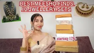 Huge meesho jewellery haul | Meesho festive jewellery haul | ​⁠@glambeautyys
