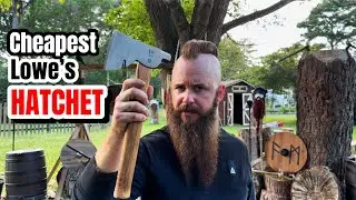 I bought the cheapest axe at Lowes for axe throwing! #axe #axethrowing #review #budget #outdoors