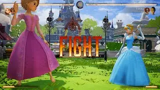 Mortal Kombat 1 - Tall Rapunzel Vs Cinderella