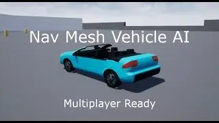 Unreal Engine Marketplace | Nav Mesh Vehicle AI | Combine With Spline Path Tutorial