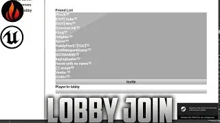 Unreal Engine 4 - Lobby System [Advanced Session]