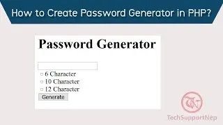 How to Create Password Generator in PHP?[Easy Way]