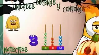 www.matecitos.com: Especial Halloween. 2º Primaria: Repaso Unidades, Decenas y Centenas.