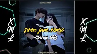 Siren jam remix||Xml file||Whatsapp status||Link in description 🔰 @AbormiEditz07