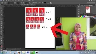 cara mudah membuat pas poto dengan photoshop