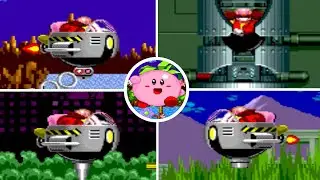 Game n°349 - Kirby in Sonic the Hedgehog ( Hackrom ) ( Megadrive ) All bosses