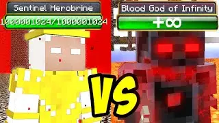 Final battle? of Sentinel Herobrine vs Blood God of Infinity
