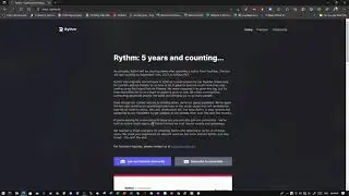 R.I.P Rythm, my best Discord music bot (along side with Groovy) :-(