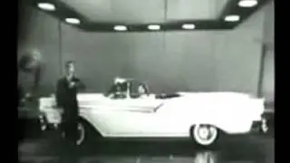 1957 Ford TV  Ad: Hide-Away Hardtop TV Presentation