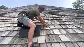 Part 2 wood shake repair, apologies for the call interruption 🤣