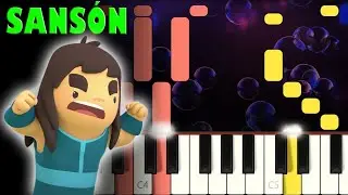 Pequeños Héroes - Sansón | Piano Cover | Tutorial | Karaoke