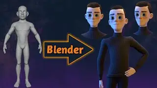 Character Modeling in Blender | I used Blender Base mesh for the first time