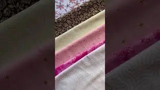 Новый набор тканей на Лоскутное одеяло для маленькой девочки #лоскутноешитье #diy