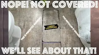 Nope! Not Covered Under Warranty! Our Product is Perfectly Fine... You Did Something on Your End!