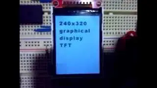 ILI9341 240x320 SPI TFT, Library for PIC18F