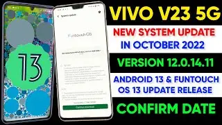 Vivo V235g New System Update | Vivo V235g 12.0.14.11| Vivo V23 5g Android 13 & Funtouch OS 13 Update
