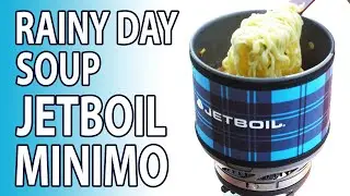 Best Thing on a Rainy Day ASMR | Jet Boil MiniMo Soup | Tuba Solo the Hiker